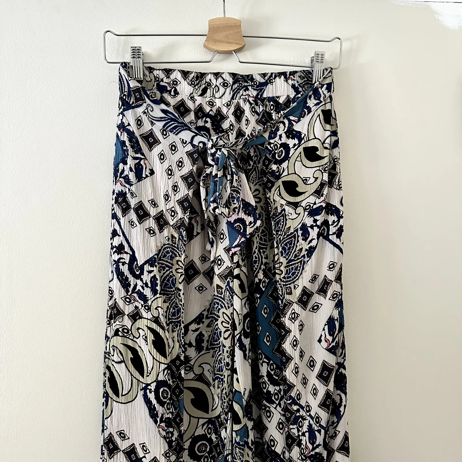 ILLA ILLA Boho Wrap Palazzo Pants Sz S - Image 2