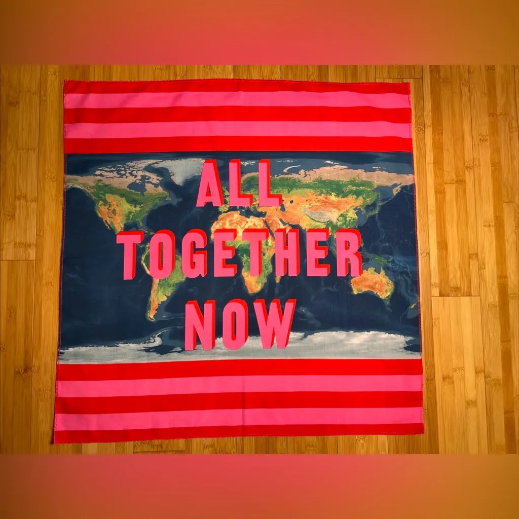 LUSH Cosmetics Reusable/Sustainable Knot Wrap Scarf/Bandana ‘All Together Now’ - Image 10