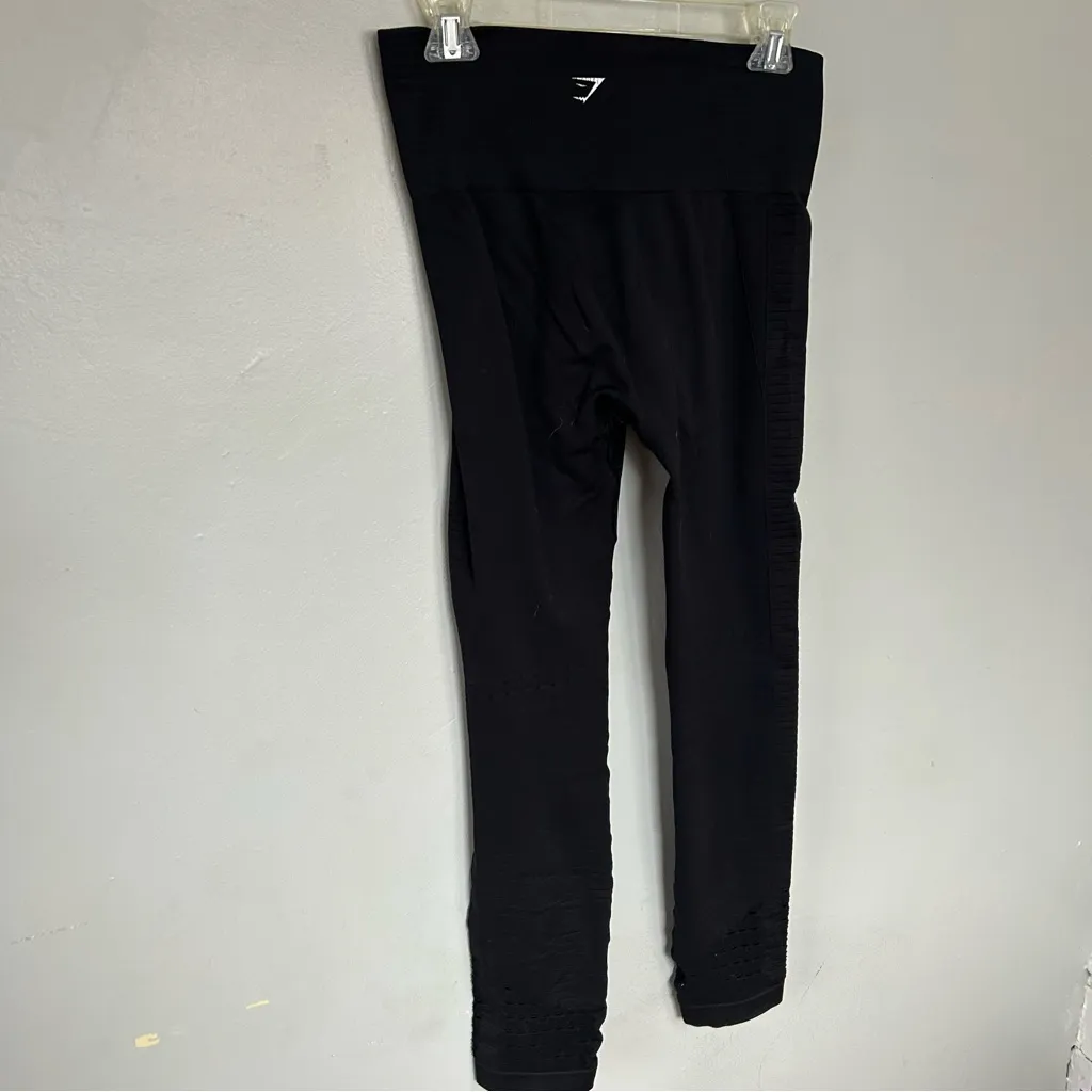 Gymshark Black Women's Leggings Small - Image 4