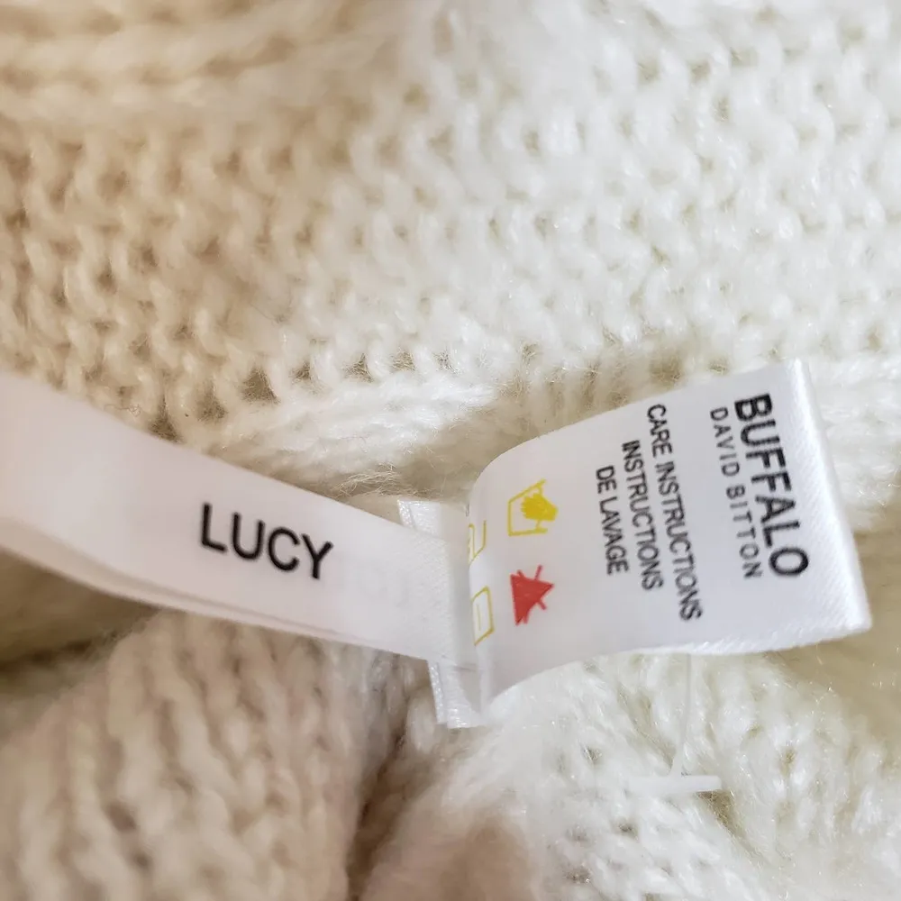 Buffalo David Bitton Chunky Cable Knit Shrug Cardigan Cape Sweater Sz Medium (M) - Image 8