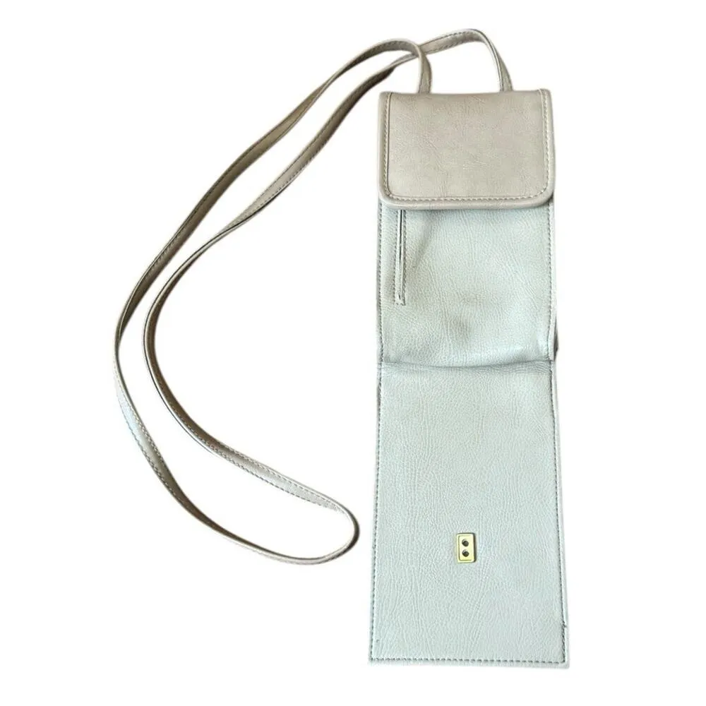 Liz Claiborne Purse Crossbody Shoulder Bag Tan Y2K Beige Vacation Office Travel - Image 7