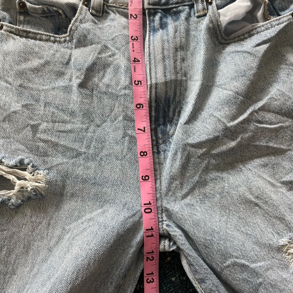 Vintage PacSun Puddle Wide Leg Jeans Women’s 24 Distressed High Rise Y2K Denim - Image 12