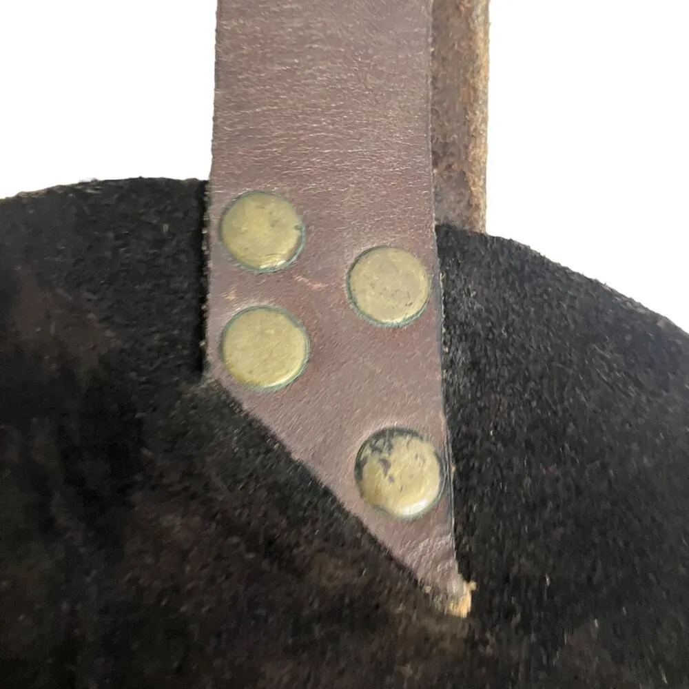 Tree Women's Artisan Leather Suede Tote Brown - Image 4