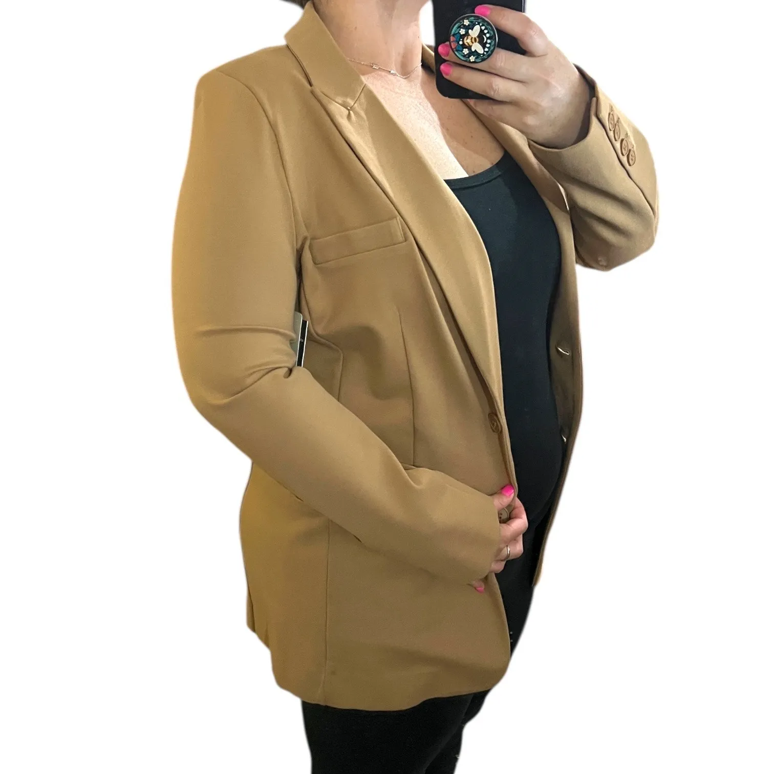 RD Style (M) Alexis Oversized Button Cuff 2 Pocket Long Sleeve Blazer Stitch Fix - Image 5