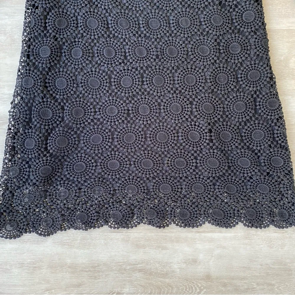 KLD Signature Boutique Black Lace Lined Dress with Sleeves Medium - Image 9