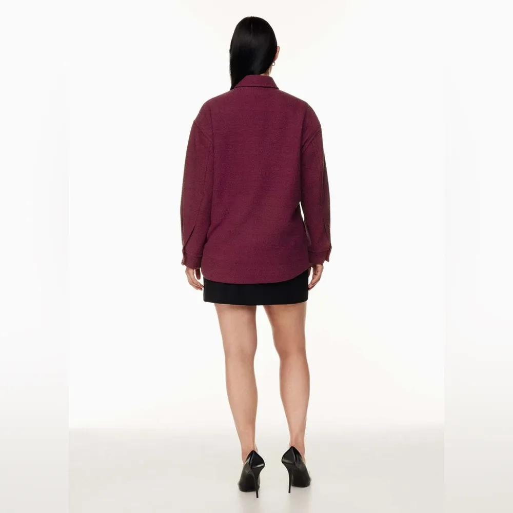 Aritzia Babaton Joan Shirt Jacket Shacket with Pockets Size 2 - Image 4