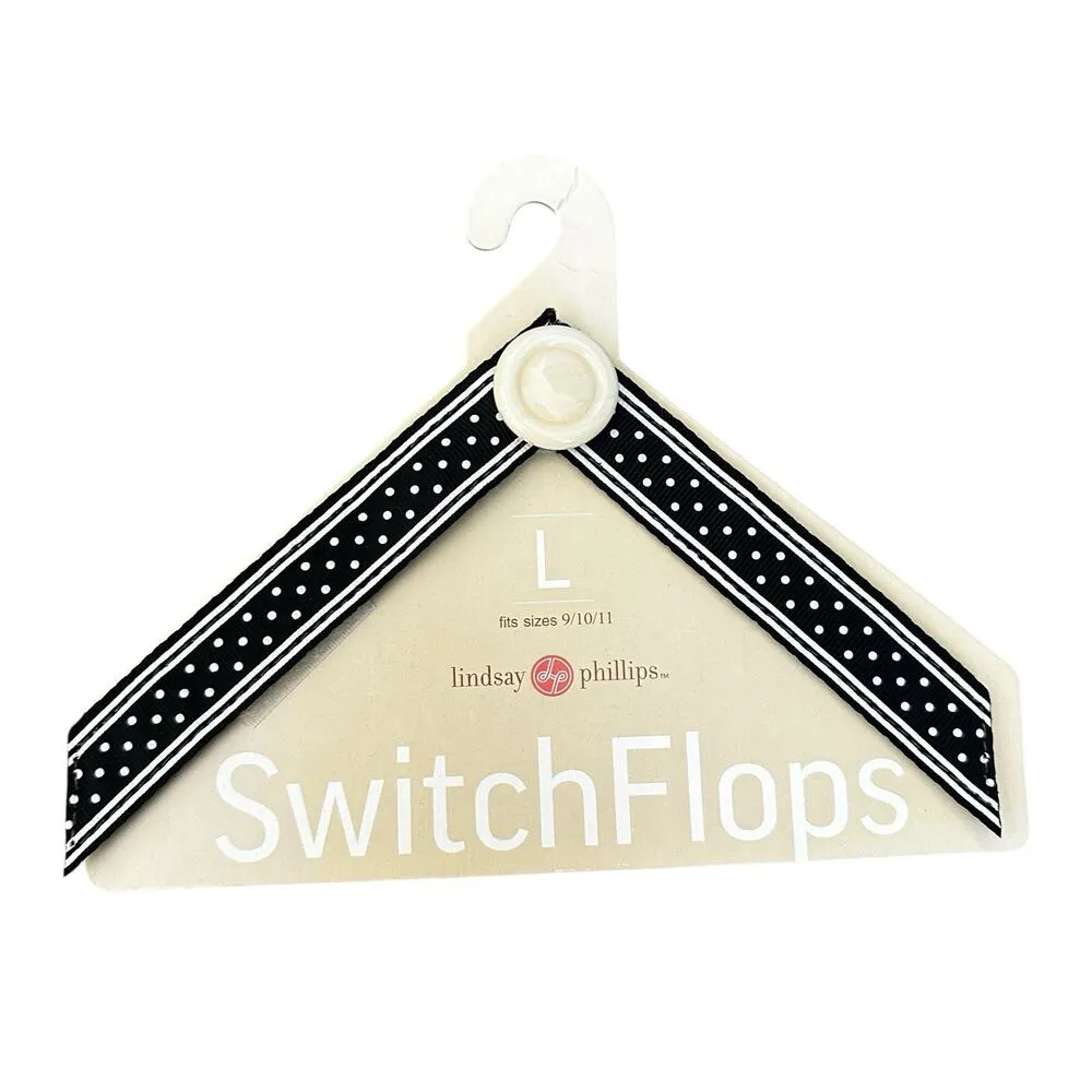 LOT of 4 L Switch Flops Lindsay Phillips Straps Size LARGE 9 10 11 NEW - Image 4