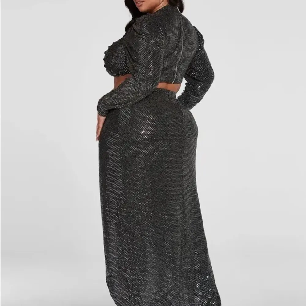 FTF nwt 2 piece slit maxi crop - Image 3