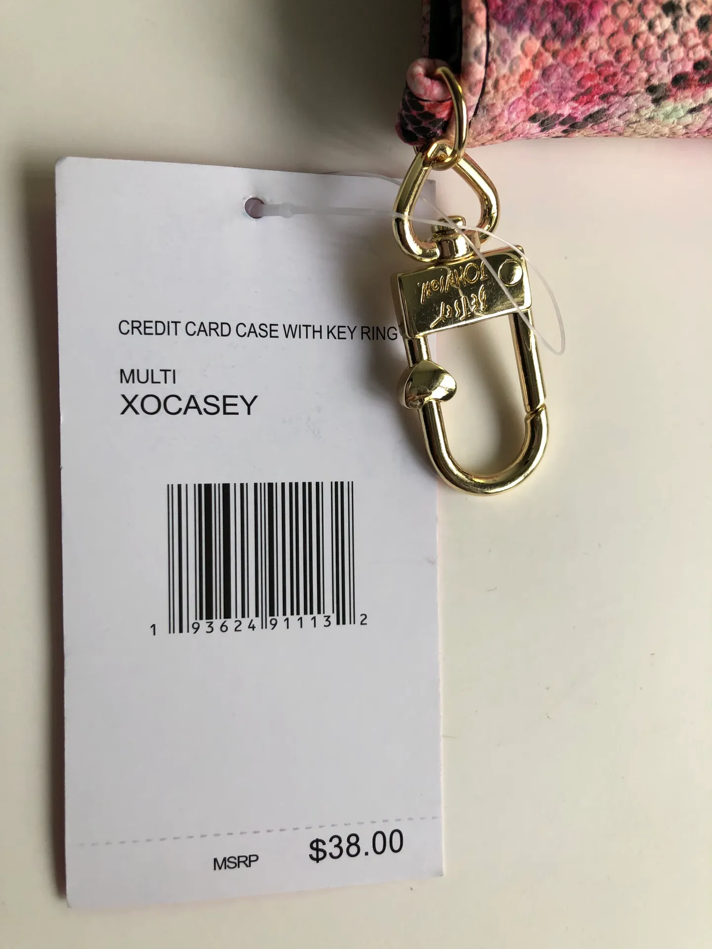 🆕Python snake Print Bifold Wallet With Keyclip - Image 9