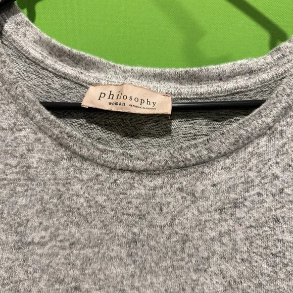 Philosophy Gray Sweater - Image 2