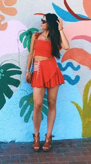 Free People Cute Red Set  - Image 6