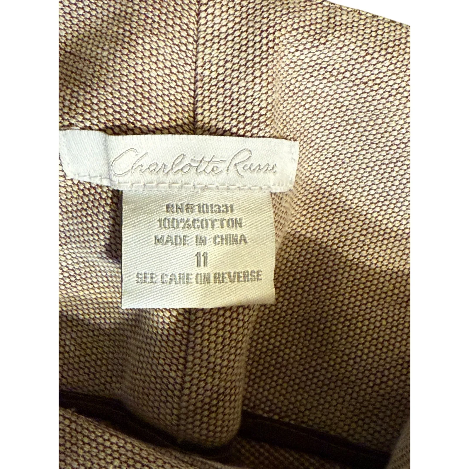 Super Chic Charlotte Russe 3-Button Cotton Short Size 11 - Image 6