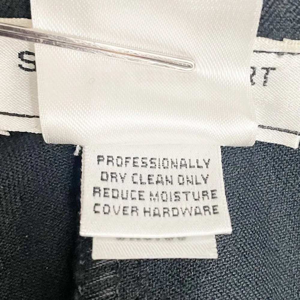 Vintage St. John Sport Pants Black Straight Leg Stretch Trouser Women’s Size 8 - Image 13