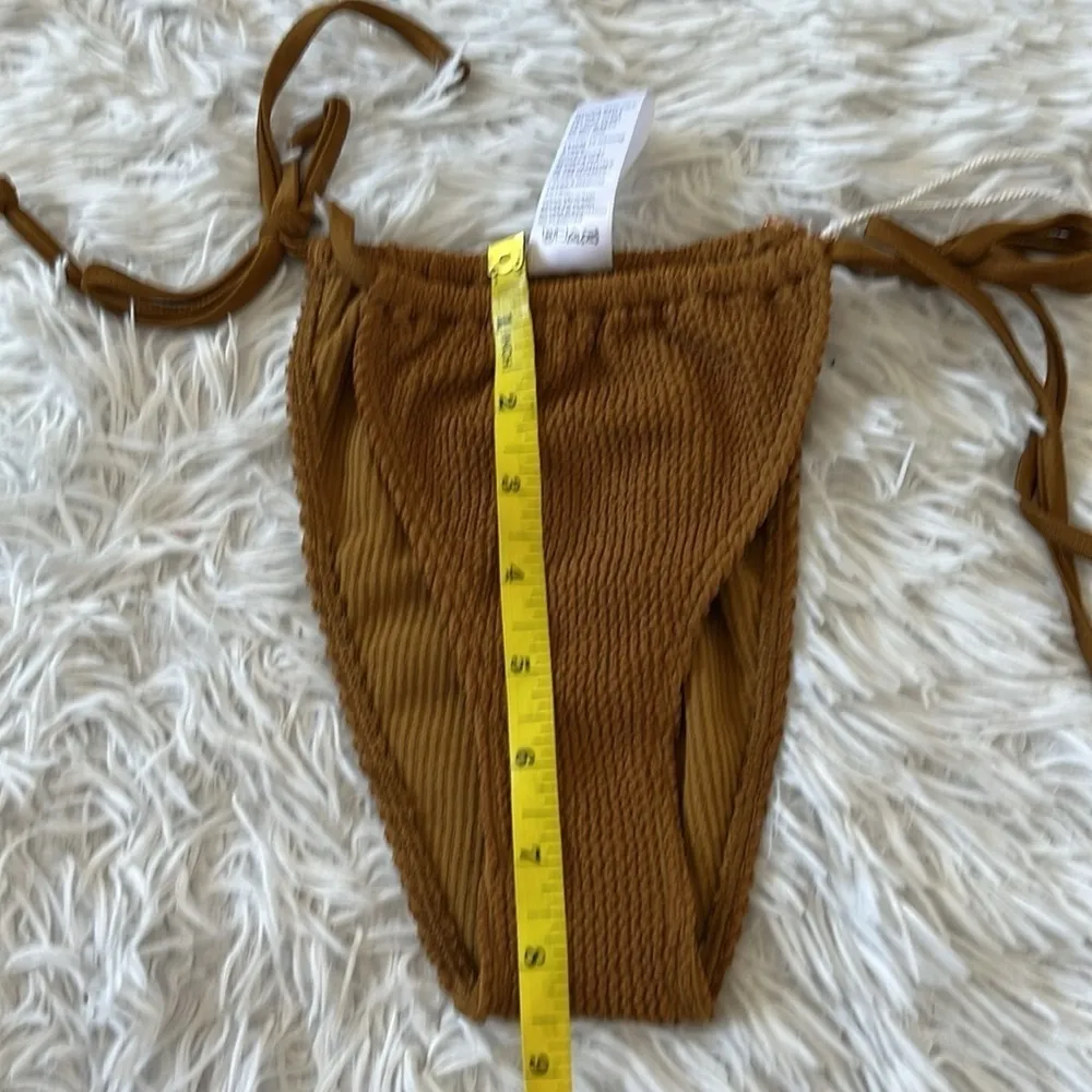 NEW GOOD AMERICAN ALWAYS FITS TINY TIES BOTTOM BRONZE BROWN001 SIZE 00/0 (XXS/S) - Image 8