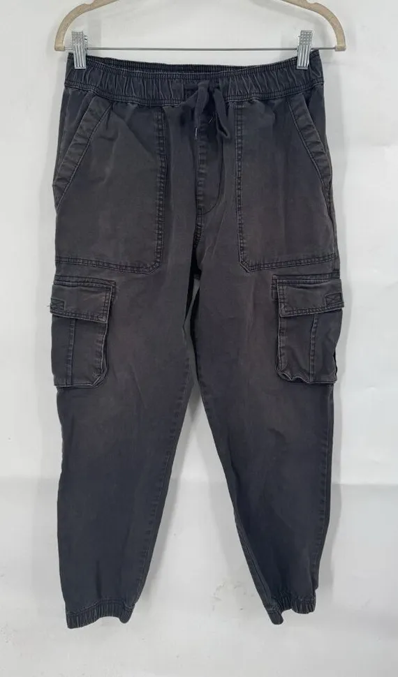 Lckr Cargo Grunge Pant Women M Charcoal Grey Hobo Skater Punk Casual Classic Gray Size M - Image 1