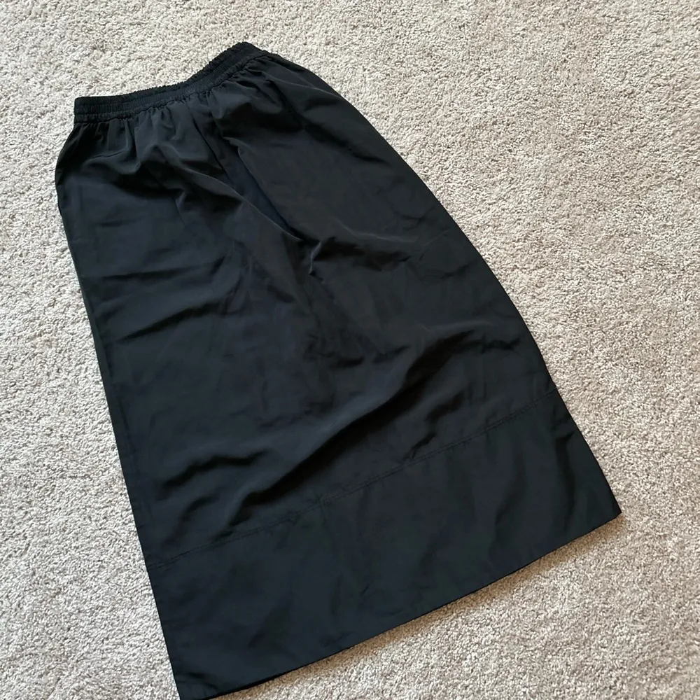 Zara black poplin long skirt. Xs/S - Image 6