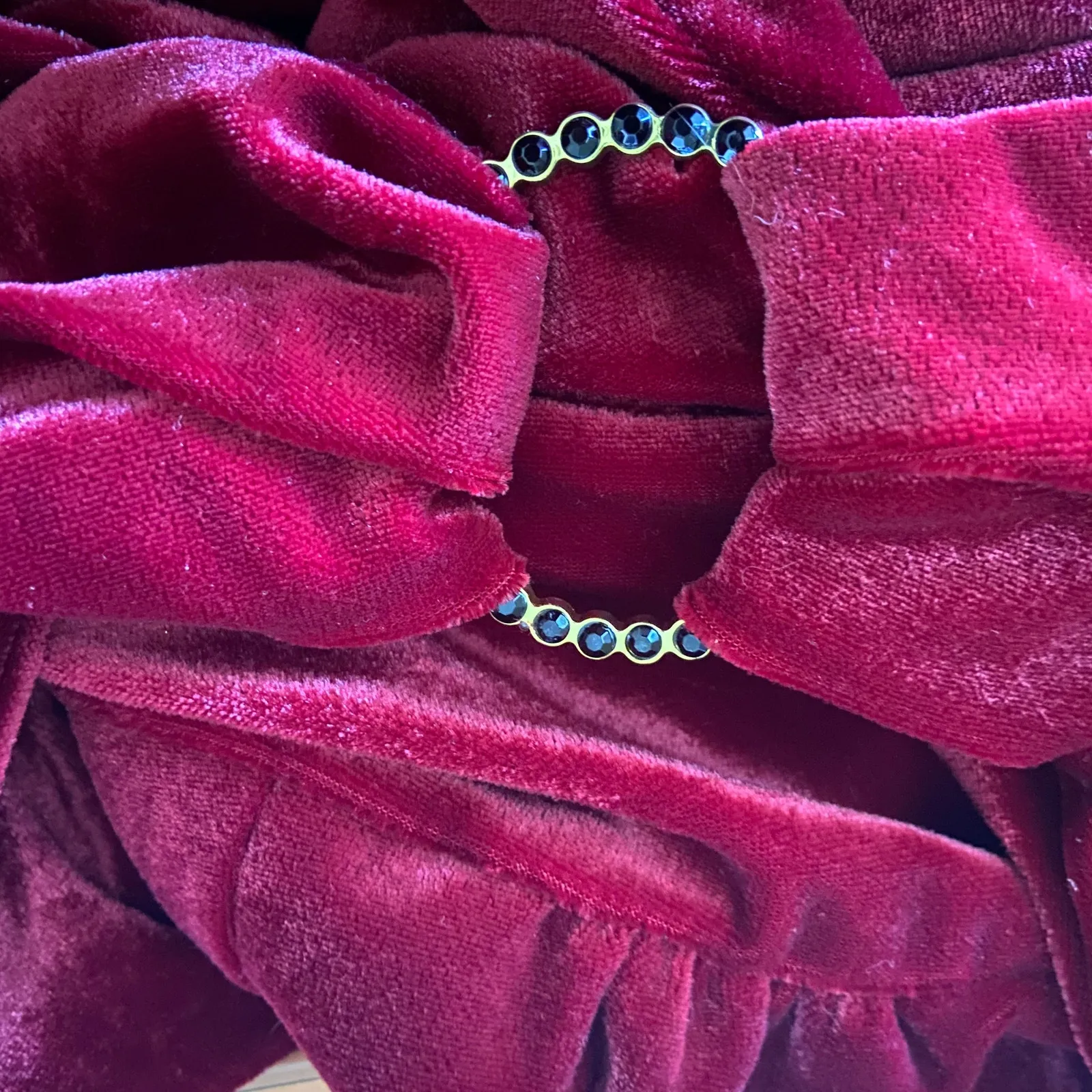 Liz Lange Completely Me Womens Dress‎ Size Large Red Velour NEW - Image 4