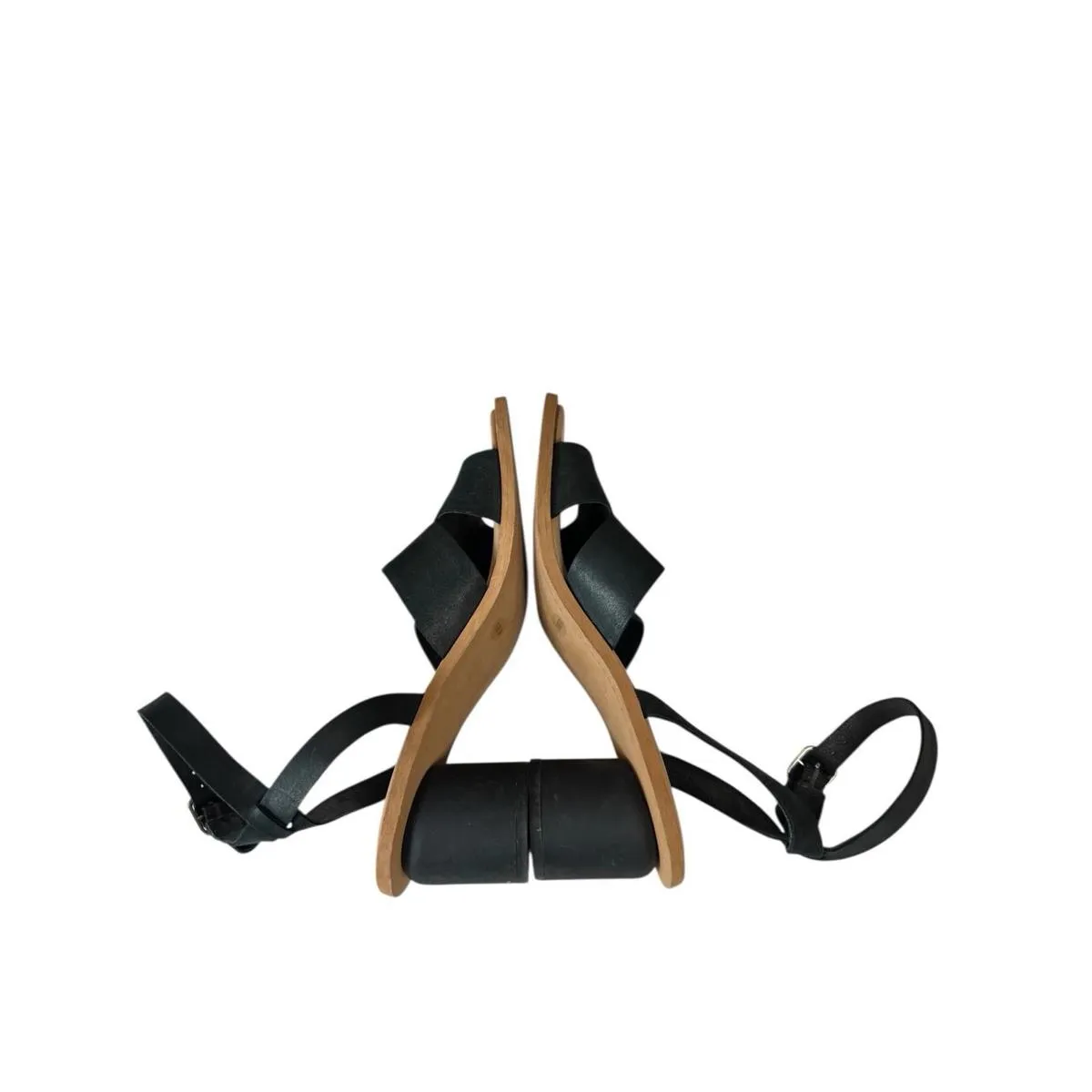 Lucky Brand LK-Pemal Black Leather Block Heel Sandals Women’s 7.5 - Image 8