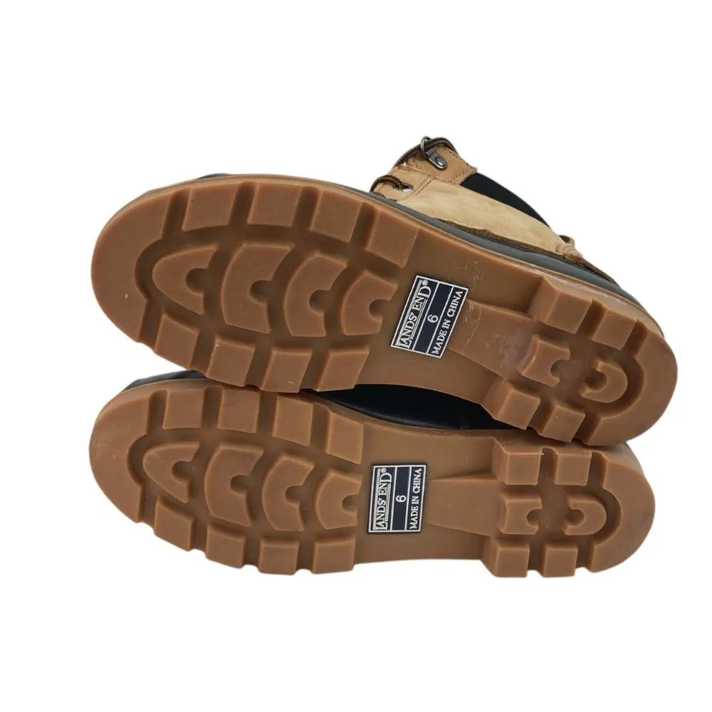 Lands’ End Duck Boots Women’s Size 6 Ankle Rain Waterproof Snow Winter Lace Up - Image 9