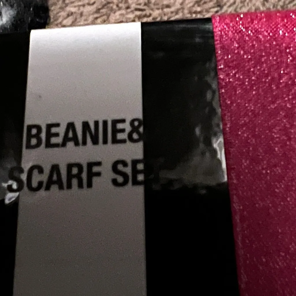 Betsey Johnson Black and White Box with Pink Ribbon - Image 3