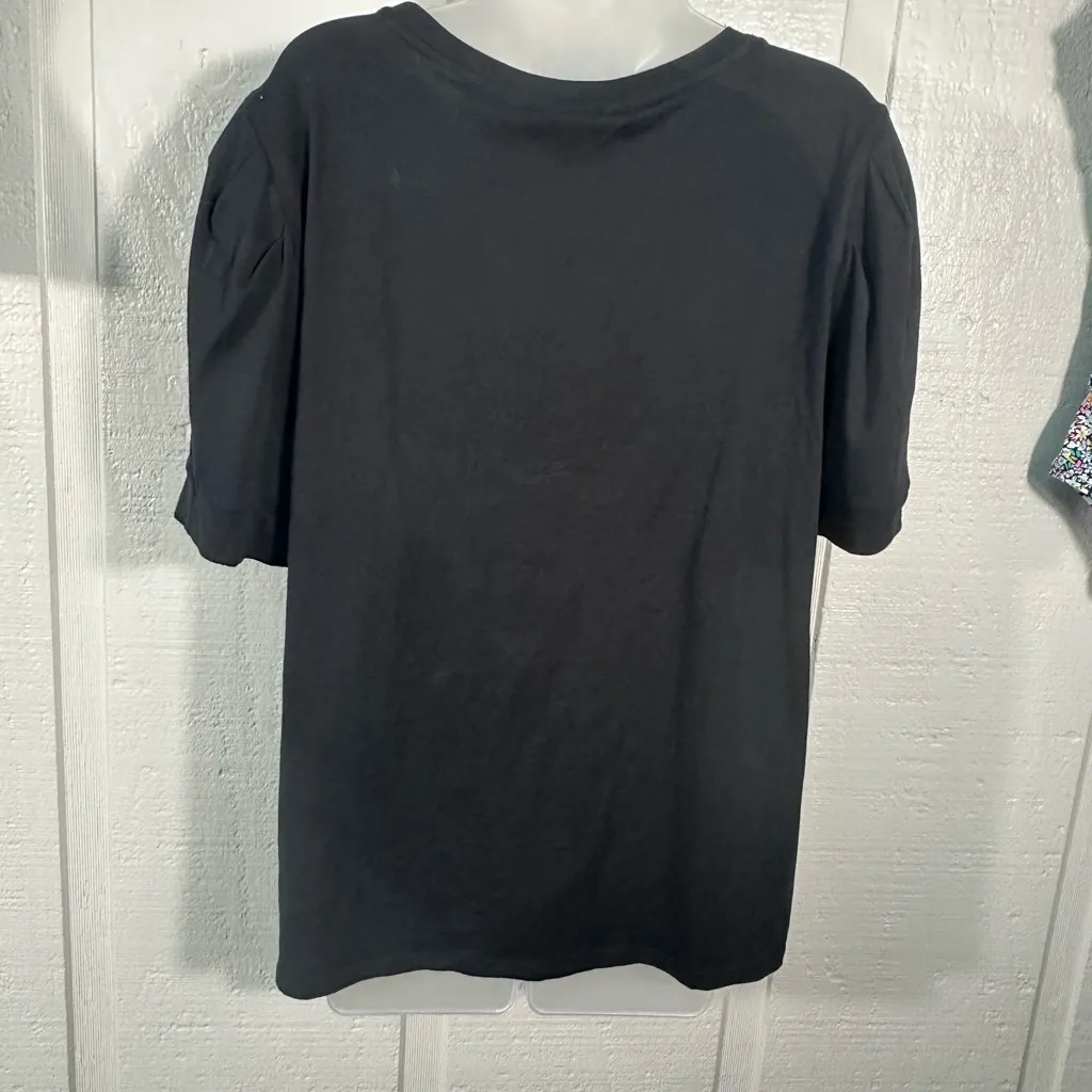 KARL LAGERFELD PARIS Women's Logo Charm Crewneck T-Shirt Size XL NWT - Image 7