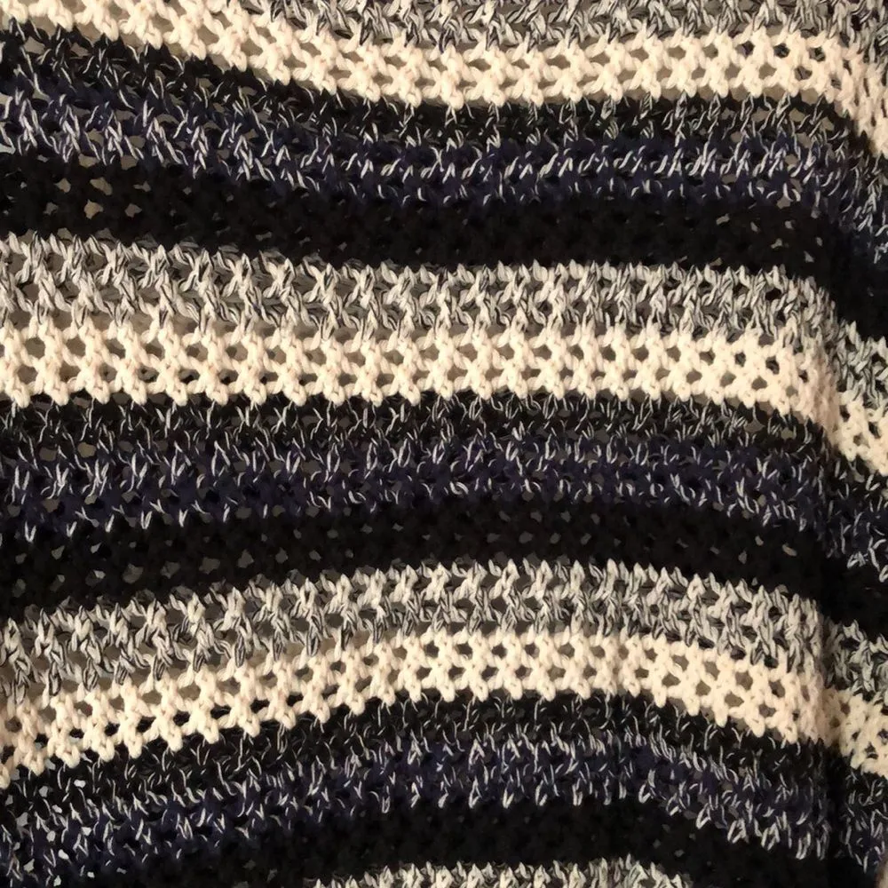 ZARA oversized sweater striped, size small - Image 8