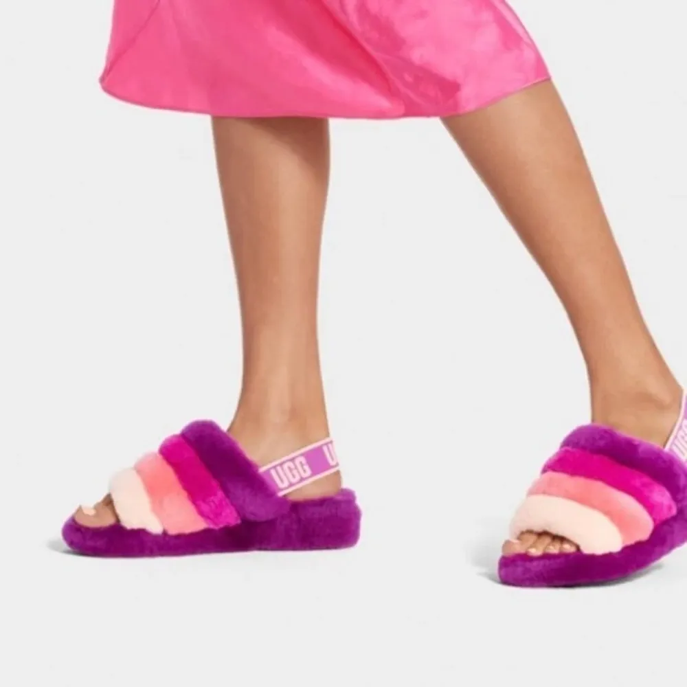 UGG  Fluff Yeah Striped Slides - Image 2