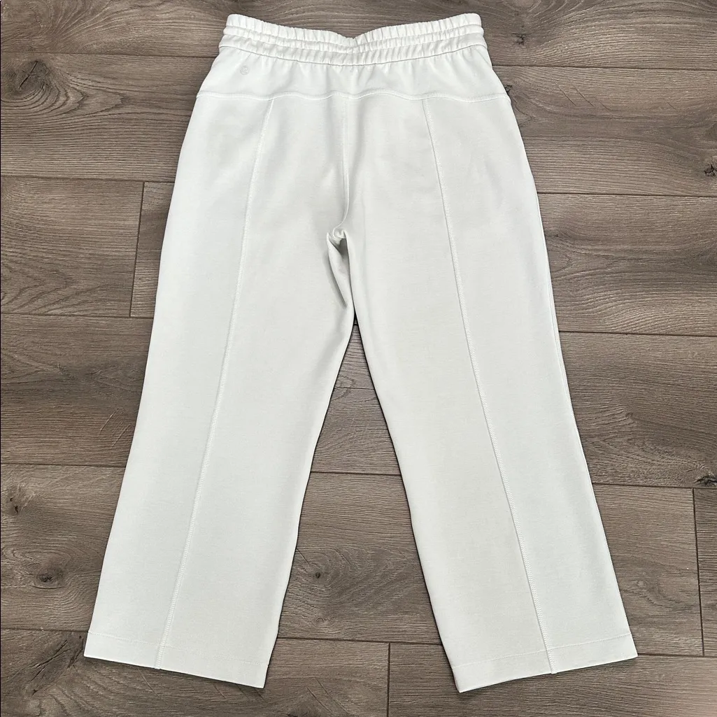 Lululemon Softstreme High-Rise Straight Leg Crop White Opal Size 6 - Image 5