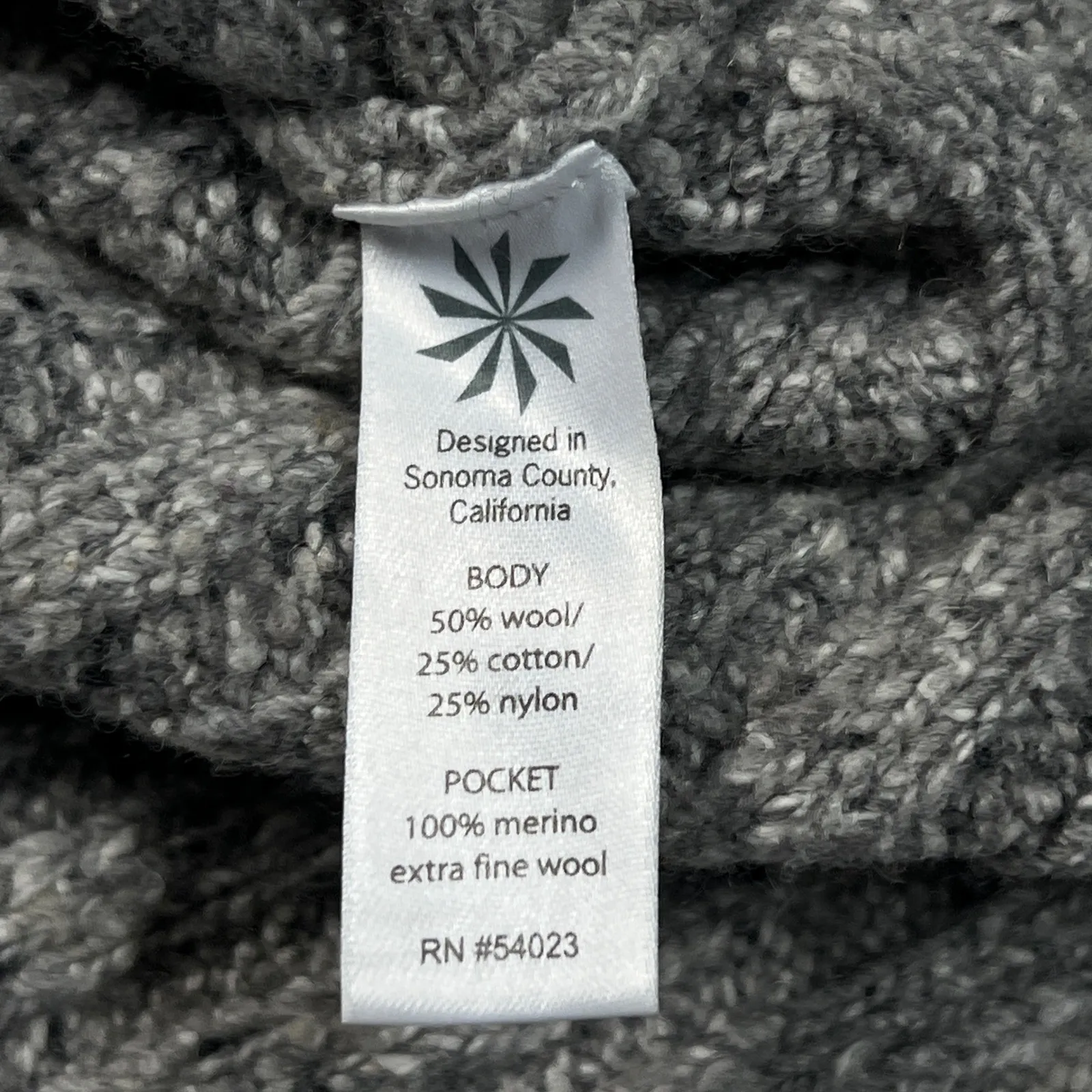 Athleta Turtleneck Poncho Gray Wool Blend Knit Pullover Top S/M - Image 8