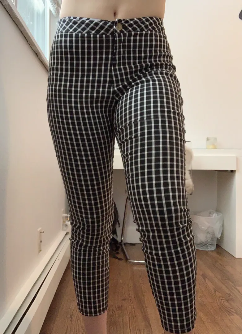 PacSun TIGHT CHECKERED PLAID PANTS - Image 3