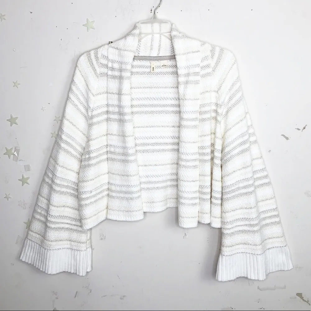 MOTH Anthropologie beige knit kimono sweater - Image 8