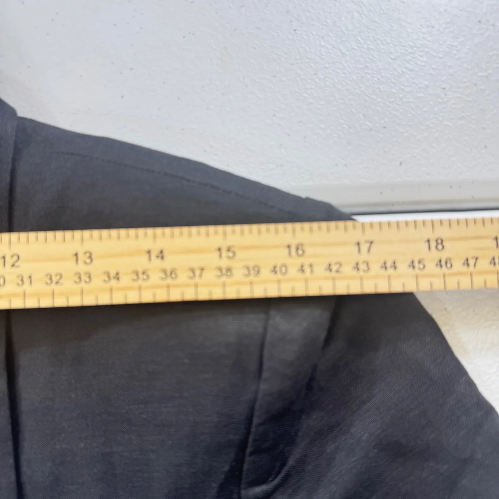 VTG Cynthia Howie Maggy Boutique Black Linen Blend Button Front Maxi Dress Sz 12 - Image 8