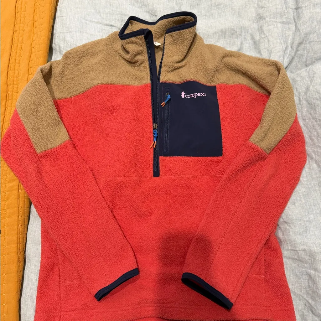 Cotopaxi abrazo 1/2 zip Fleece Pullover size small - Image 3