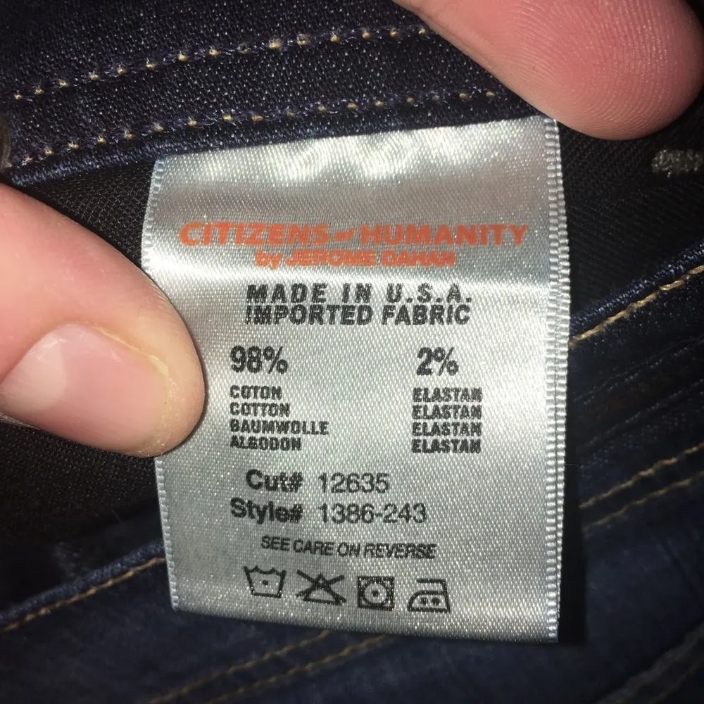 CofH Dani cropped cuffed straight leg size 30 jeans - Image 4