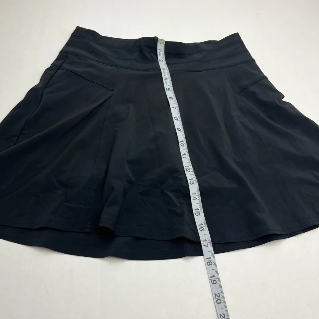 Athleta All Day Skort‎ Womens Size 2 Black Athletic Athleisure Golf Tennis Skirt - Image 4
