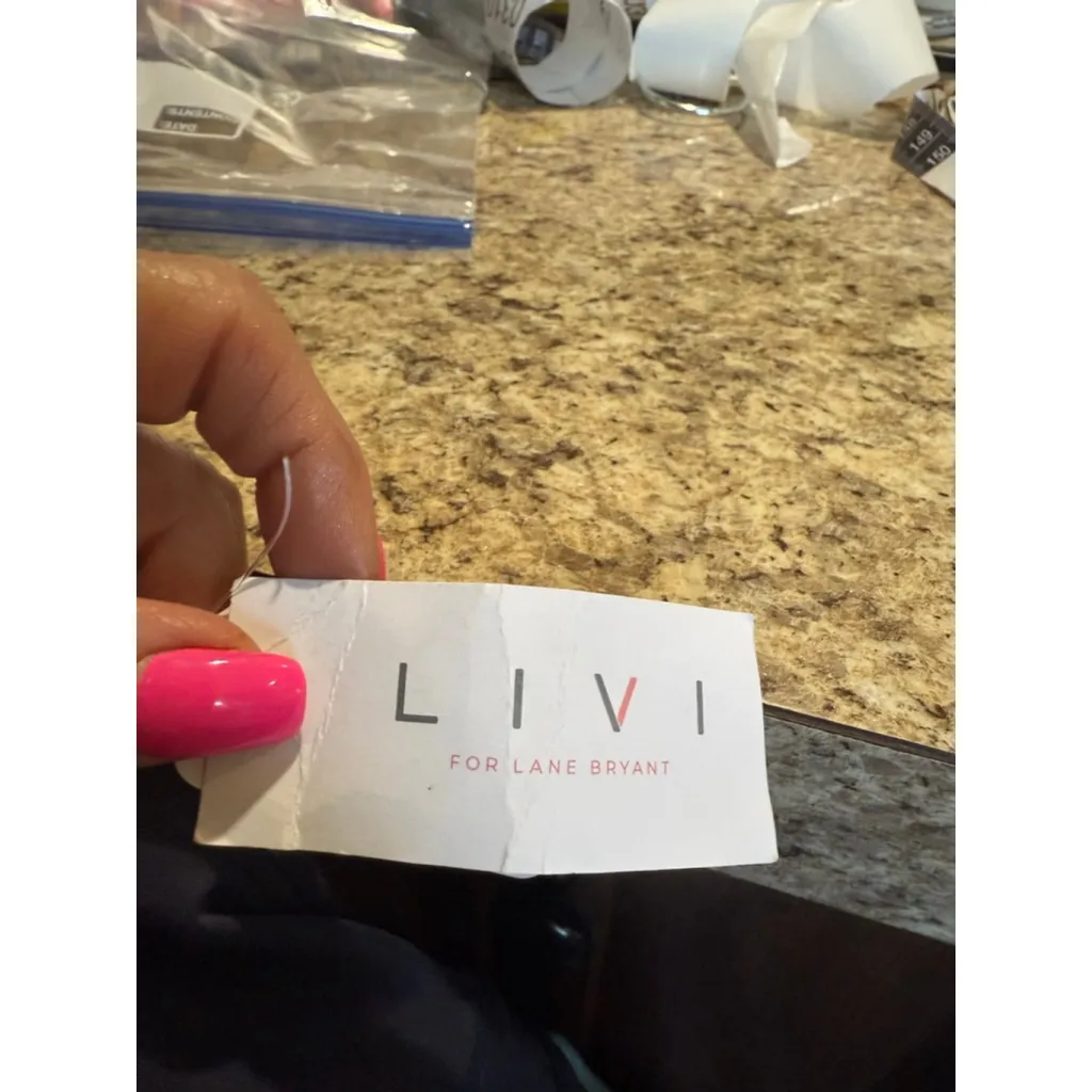 Women's LIVI for Lane Bryant Plus Size 18 Ombre One Piece Swimsuit Blue - Image 9