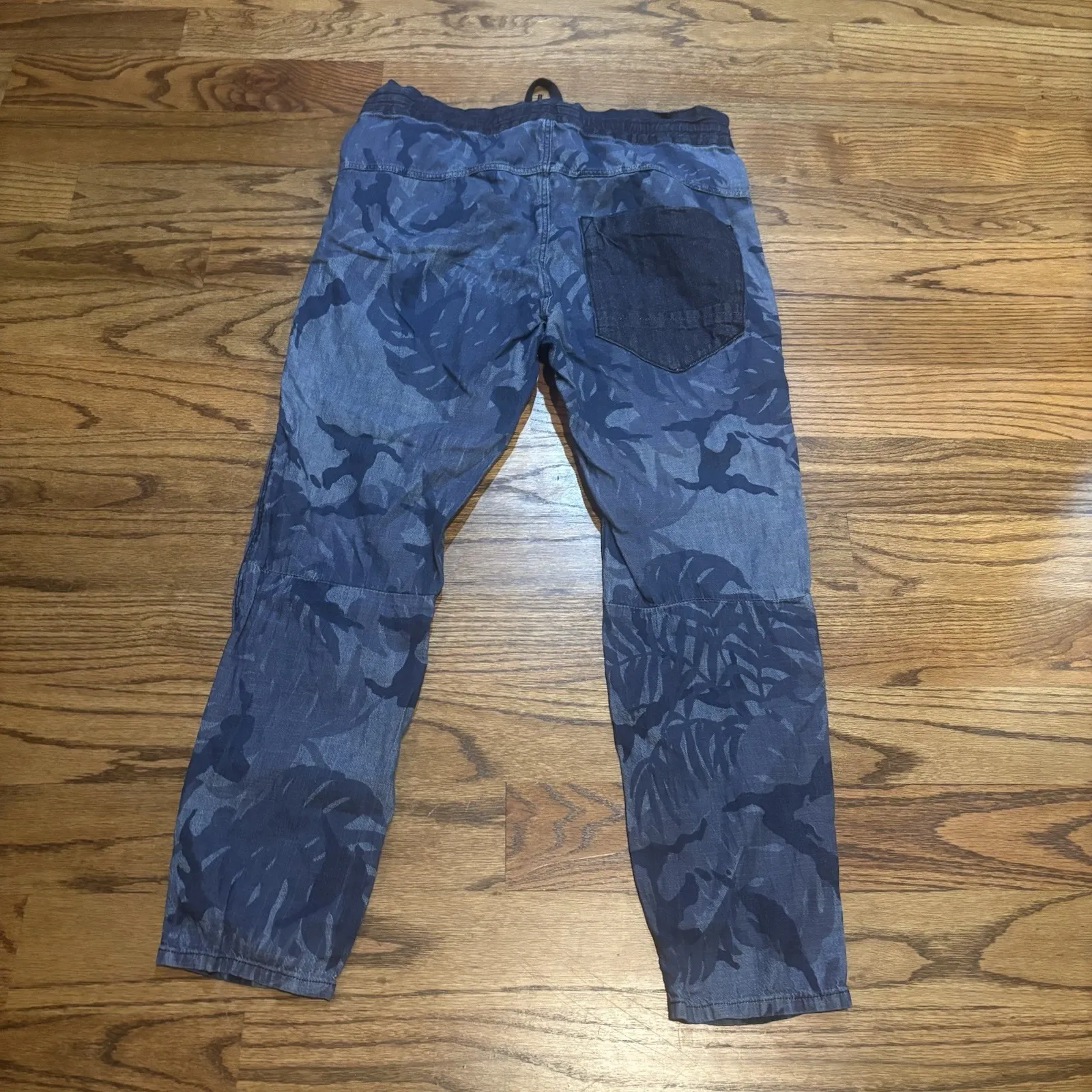 G-STAR RAW 3D Women's Size 27" X‎ 32" ARMY SPORT BLUE CAMOUFLAGE PANTS - Image 2