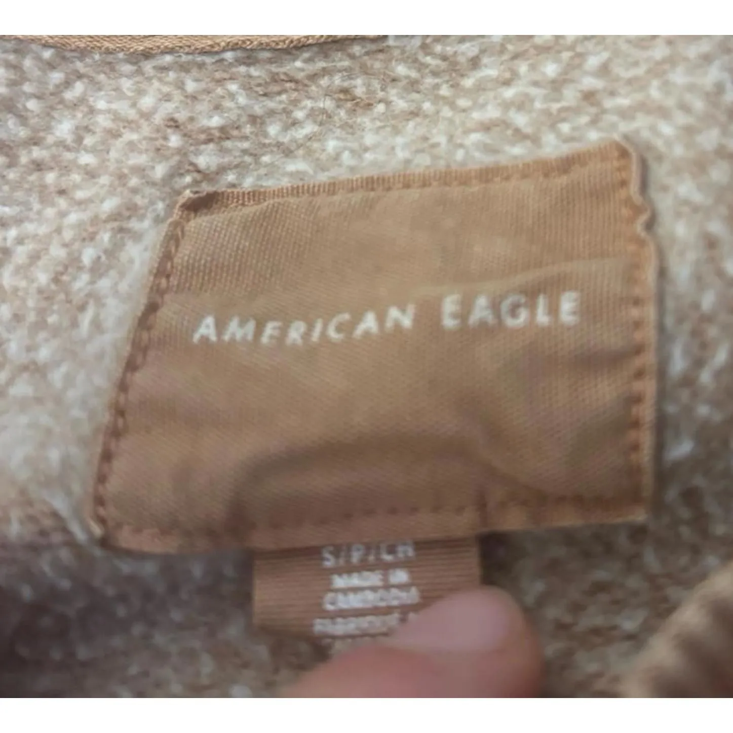 American Eagle Long Sleeve Fleece Babydoll Mini Dress Size Small - Image 5