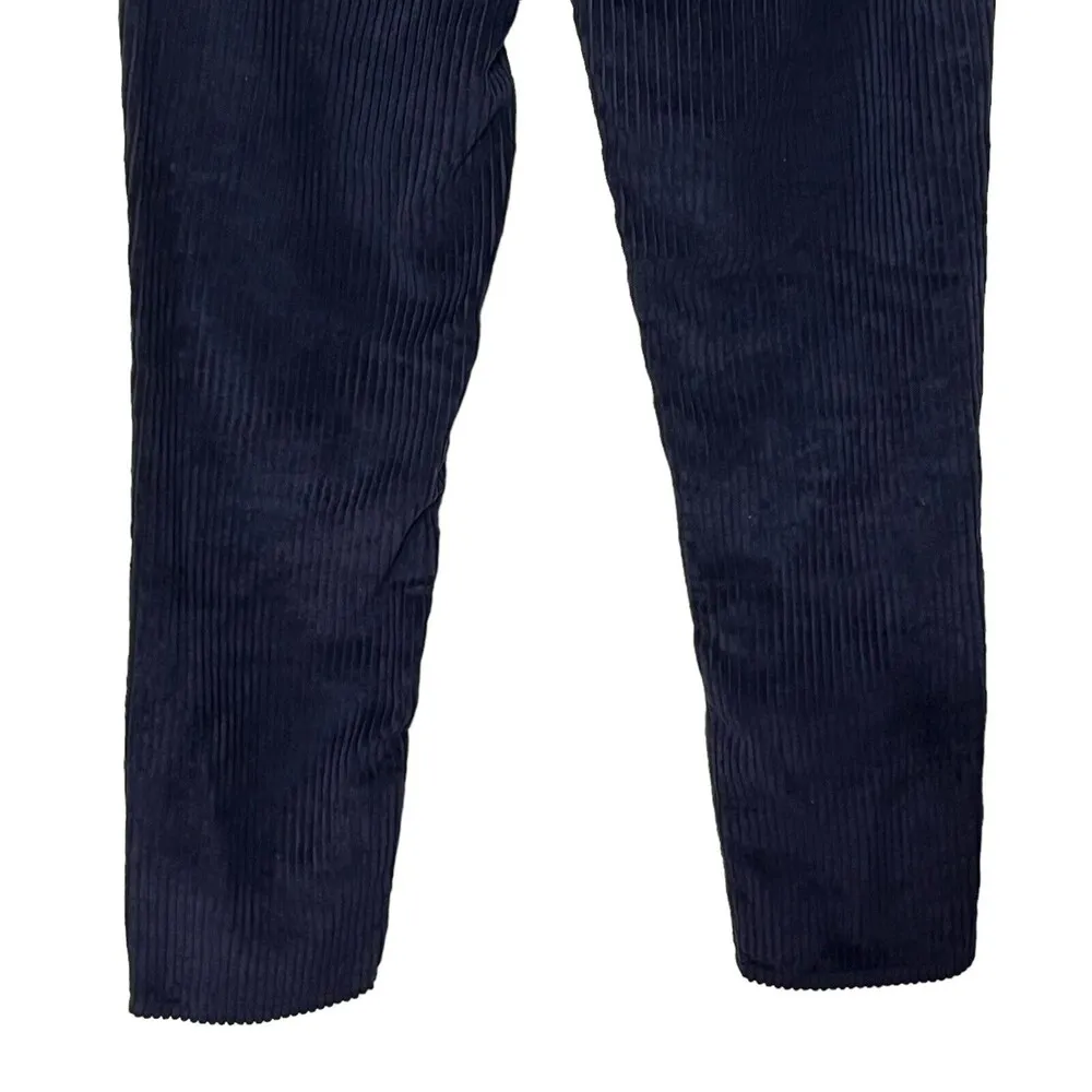 MIH JEANS Mimi Corduroy Cropped Slim Jeans Women’s Size 26 Dark Navy High Rise - Image 7