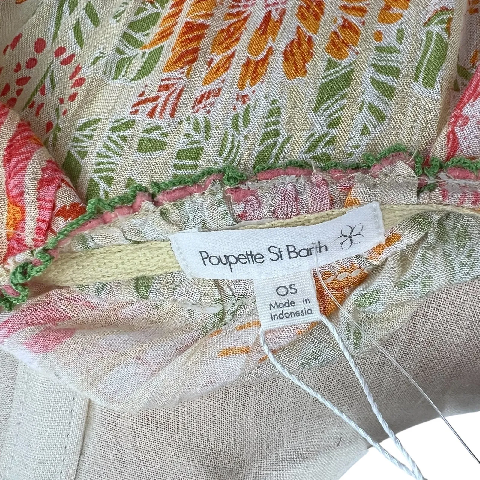 Poupette St Barth Tesorino‎ Mini Dress Floral Print Yellow Marigold One Size Size undefined - Image 10