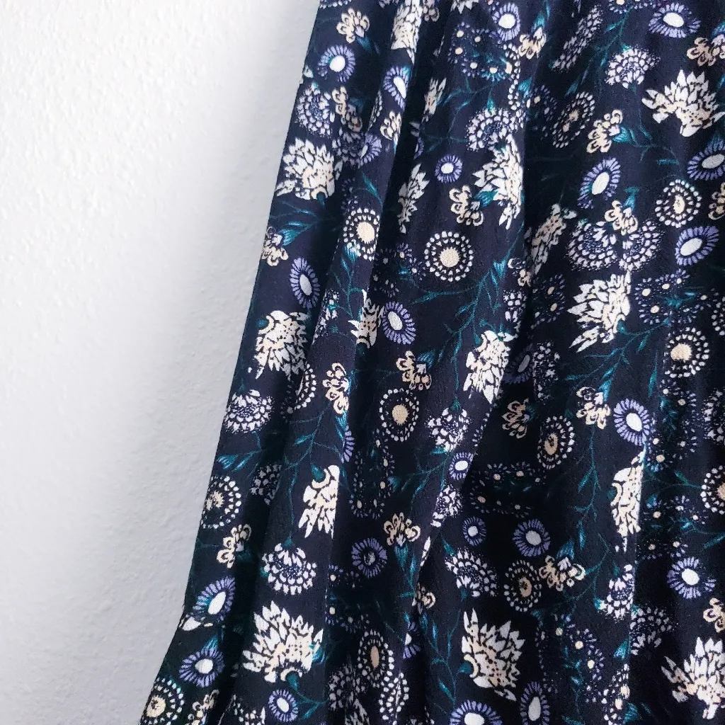 Free People Shes Dainty Long Bell Sleeve Floral Thong Bodysuit New Without Tags - Image 6