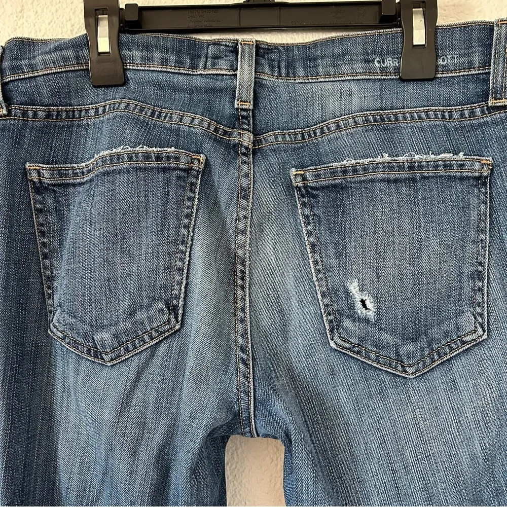 Current/Elliott the easy stiletto distressed jeans skinny Sz 27 - Image 12