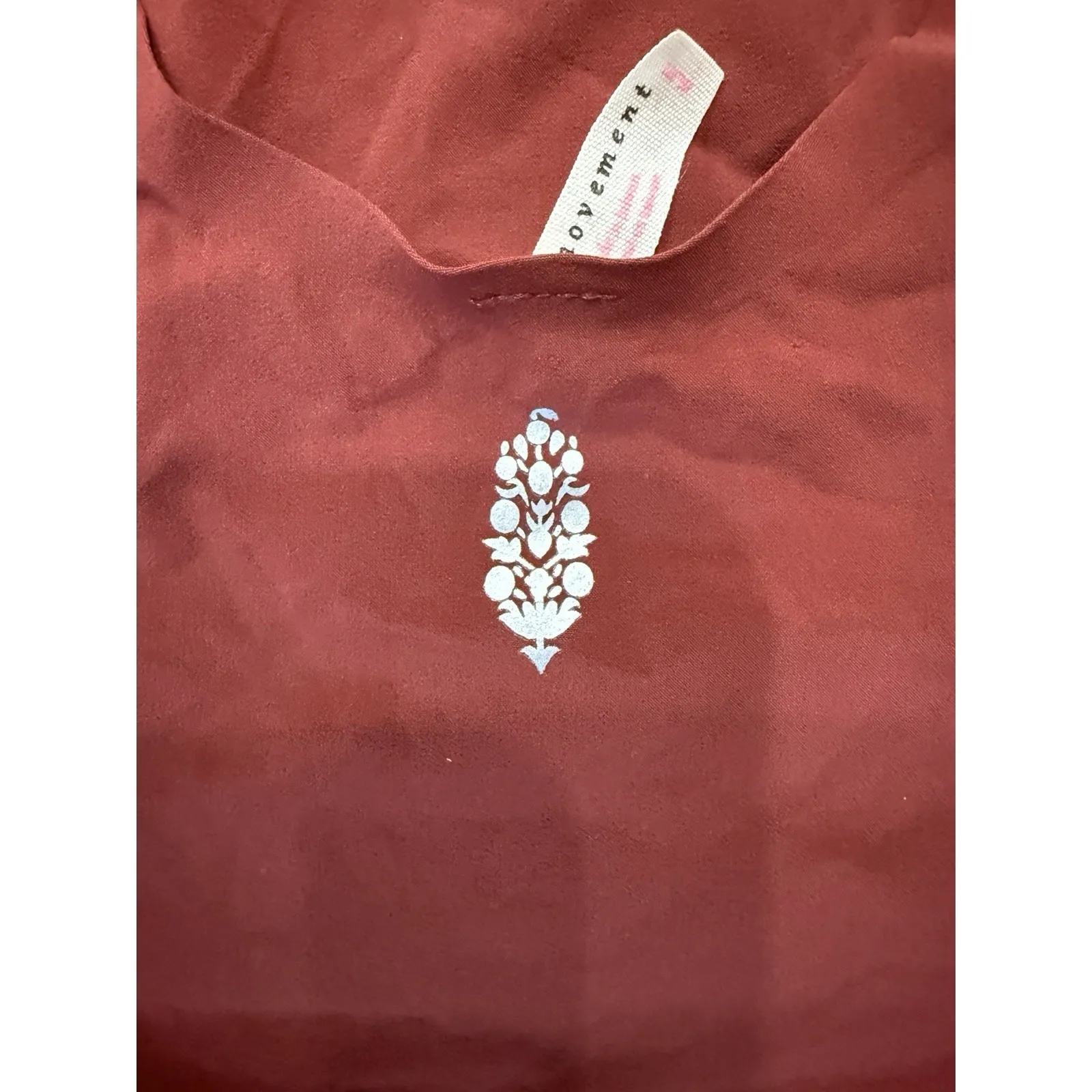 Free People Movement Women's Red Tank Top Size Medium - Image 3