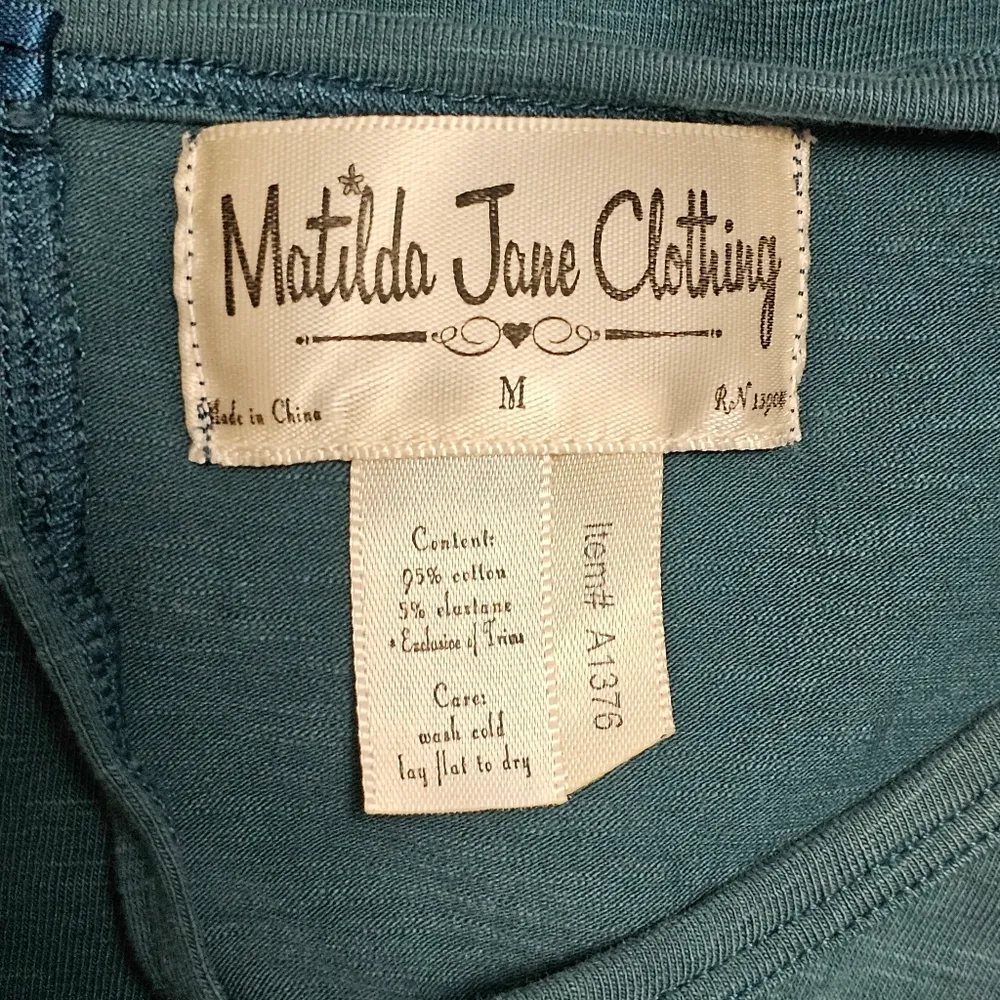 Matilda Jane Good Hart An Evening Date Teal & Lime Ruched Dress Size Medium - Image 6