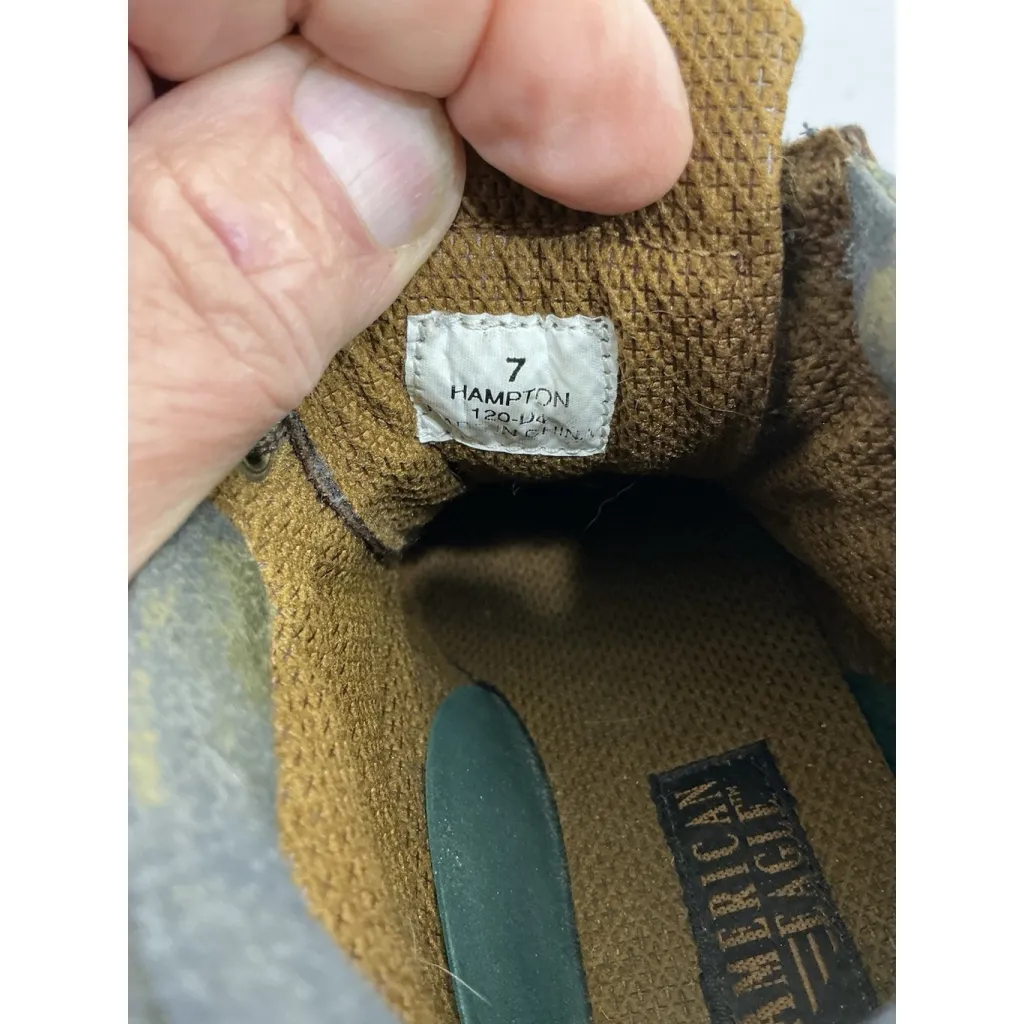 Womans American Eagle Hampton Hiking Boots 7 Brown Lace Up Ankle Height - Image 7