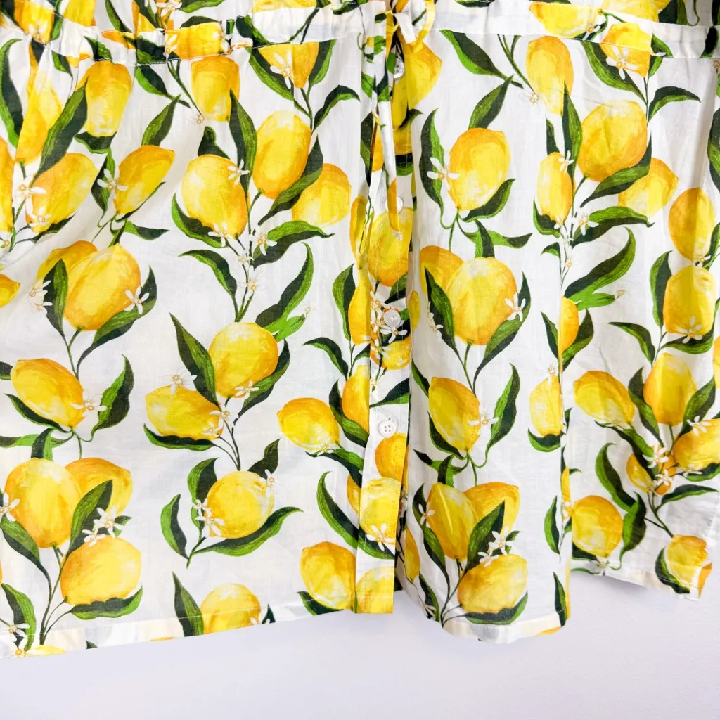 J. Crew Cinched Shirt Dress in Limoncello Cotton Voile Size Small - Image 8