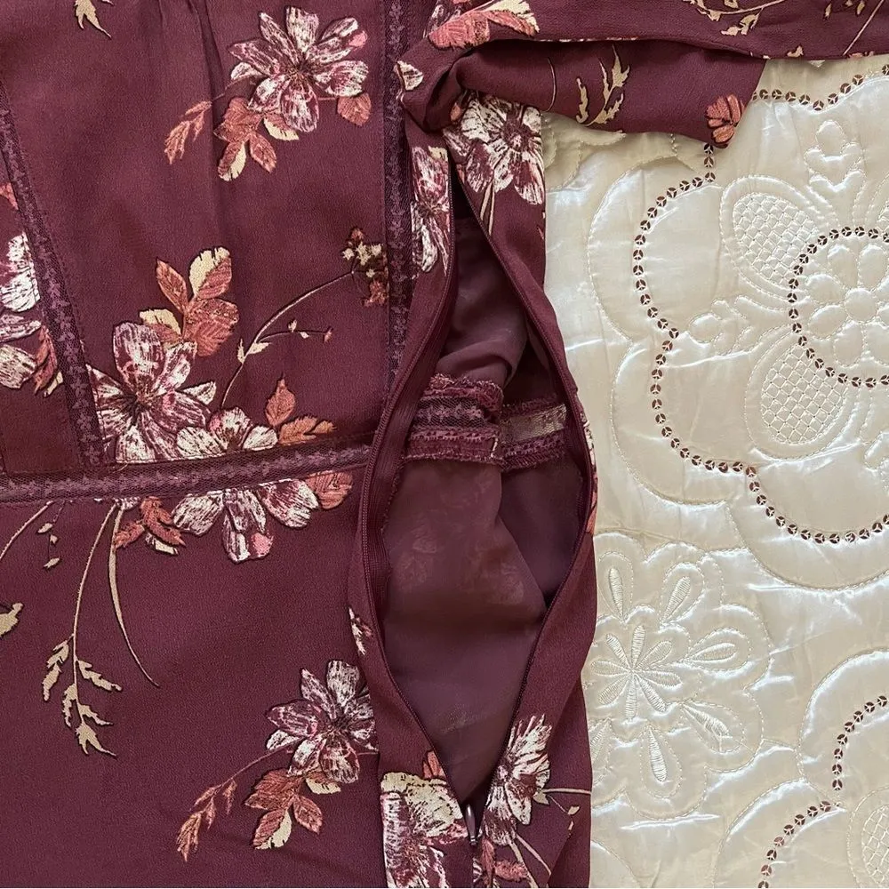 ATSR The Label Kirsten Floral Mini Dress A-Line Fit & Flare Size Small - Image 11