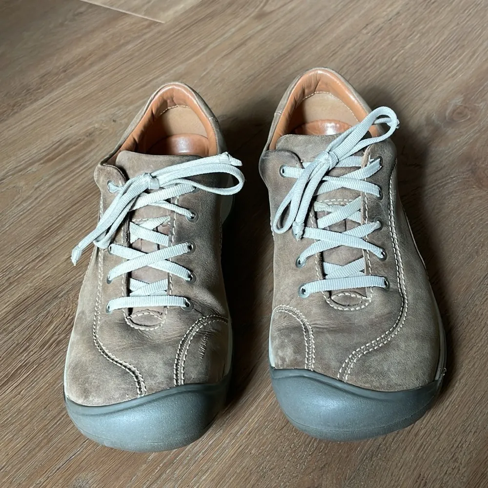 Keen Presidio ll Brown Leather Hiking Outdoor Camping Shoes Women Size 9.5 - Image 2