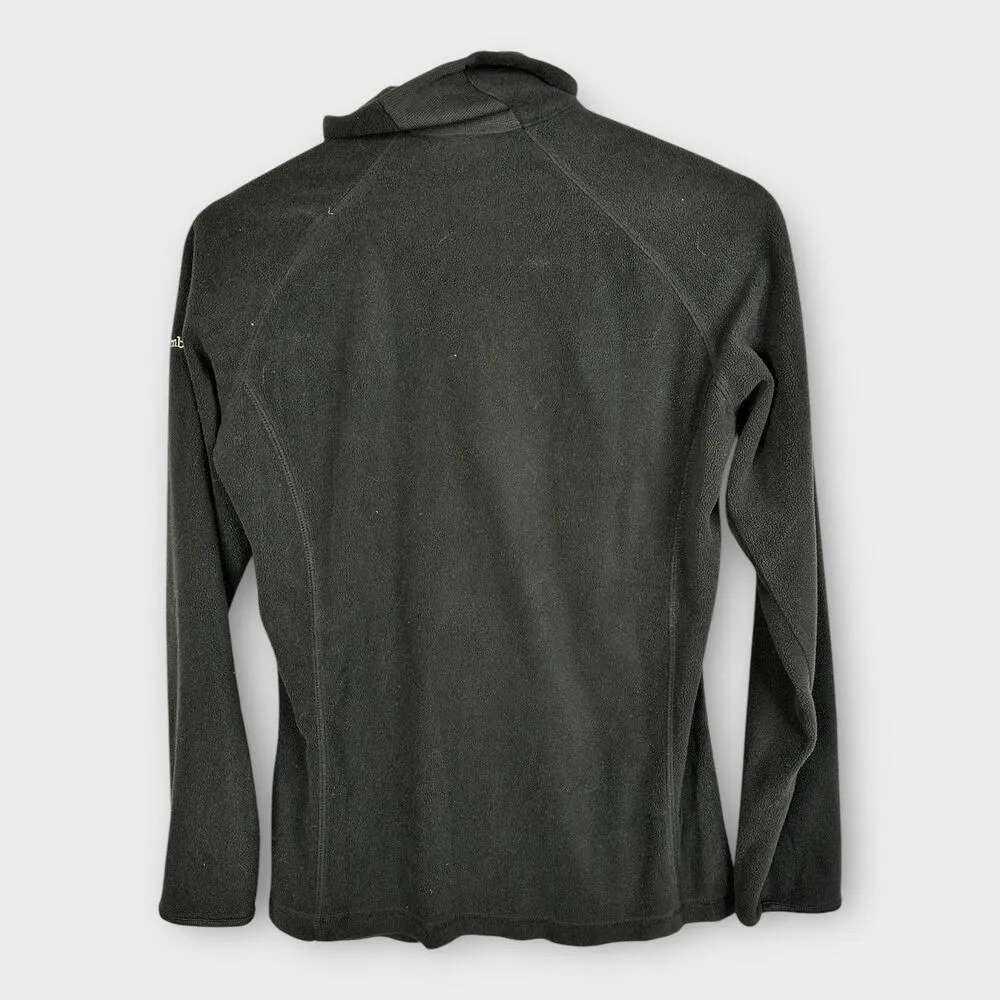 Columbia Womens size Small Arctic Air Fleece 1/2 Zip Jacket Black 1564881 - Image 2