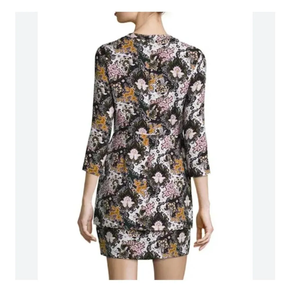 A.L.C Tordi Floral Silk Mini Dress Size 6 - Image 2